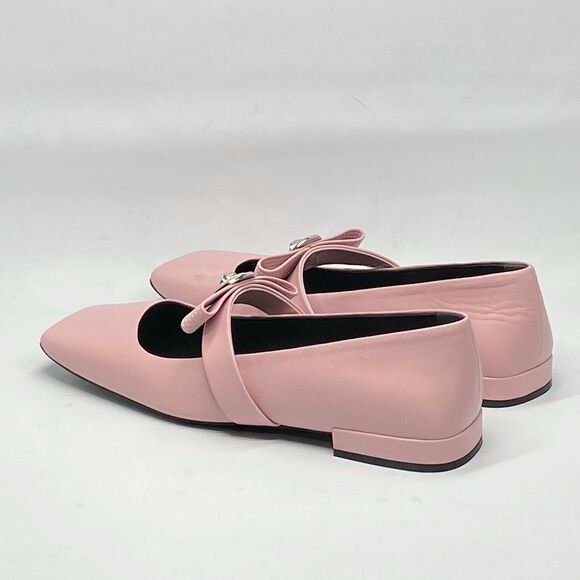 Versace Gianni Leather Ballerina Flats size 38 - Picture 8 of 12